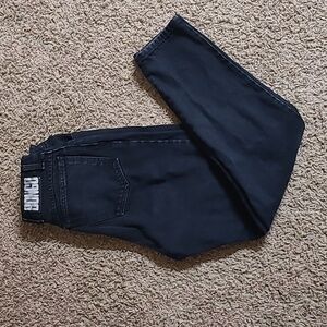 Vintage Bongo High Waist Mom Jeans 11 Womens Black Tapered Leg Usa Made